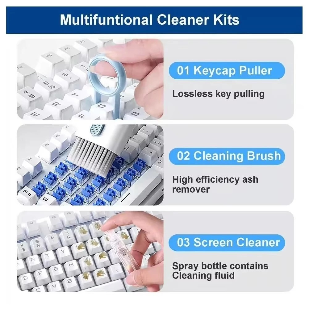 Alat Pembersih Laptop 7in1 (Gadget Multifunctional Cleaning Brush)