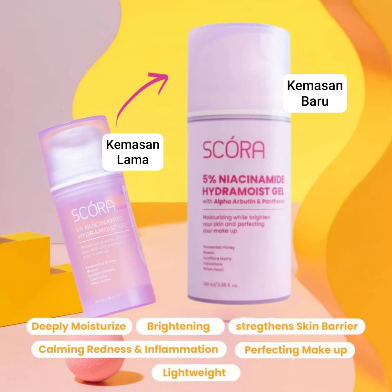 Scora 5% Niacinamide Hydramoist Gel with Alpha Arbutin & Panthenol 100ml