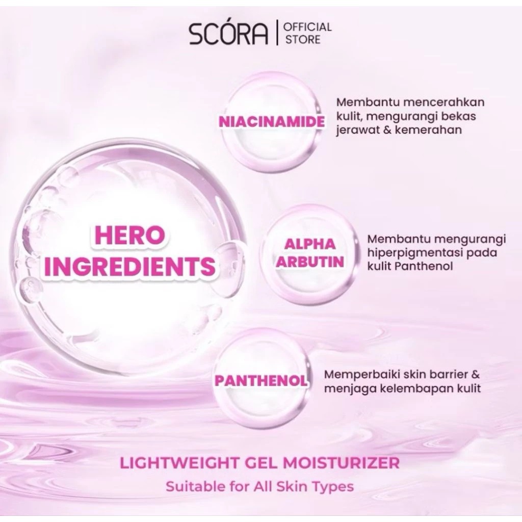 Scora 5% Niacinamide Hydramoist Gel with Alpha Arbutin & Panthenol 100ml