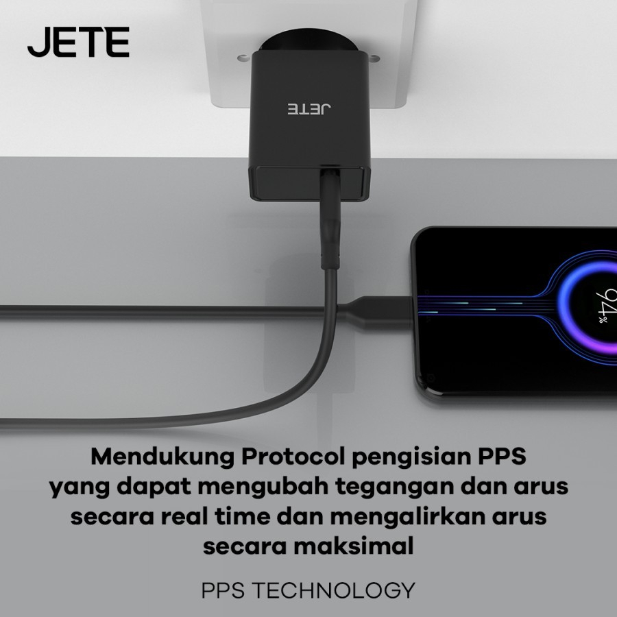 JETE Adaptor E21 Power Delivery (1 Output) 33W - USB-C Series