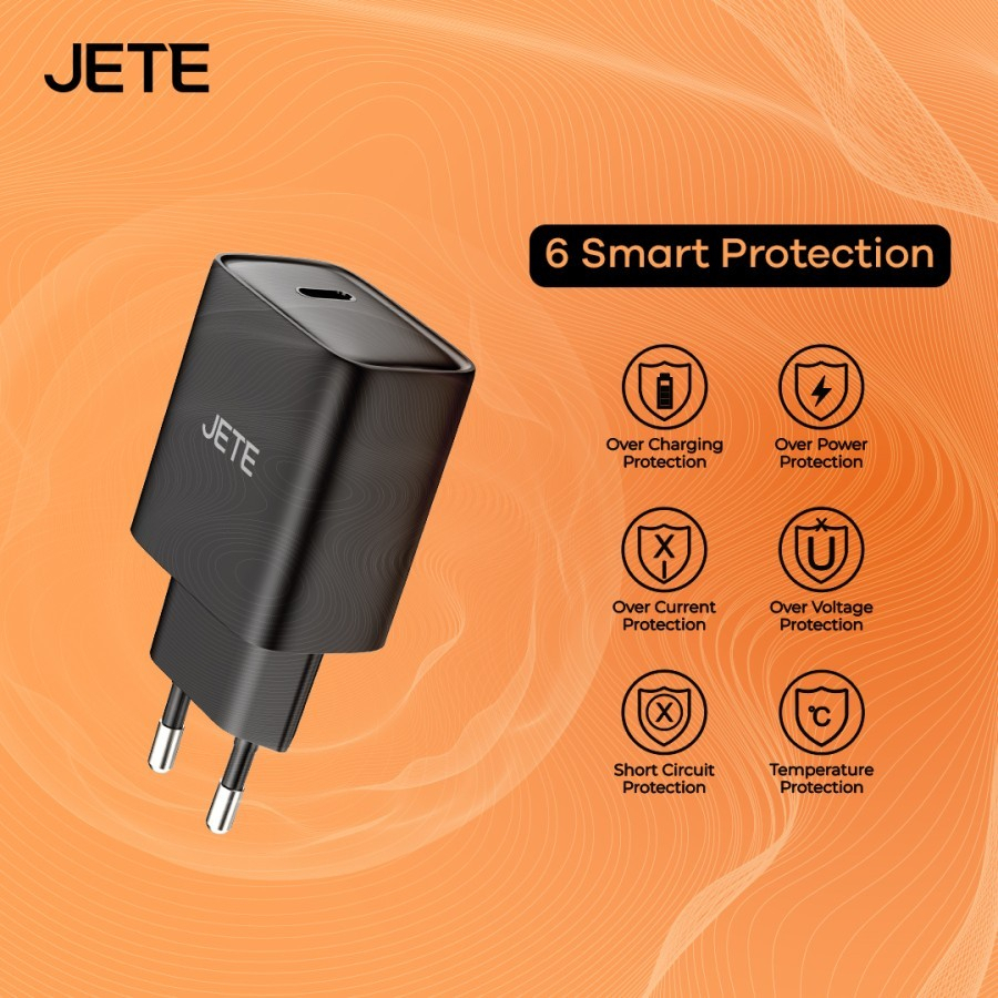 JETE Adaptor E21 Power Delivery (1 Output) 33W - USB-C Series