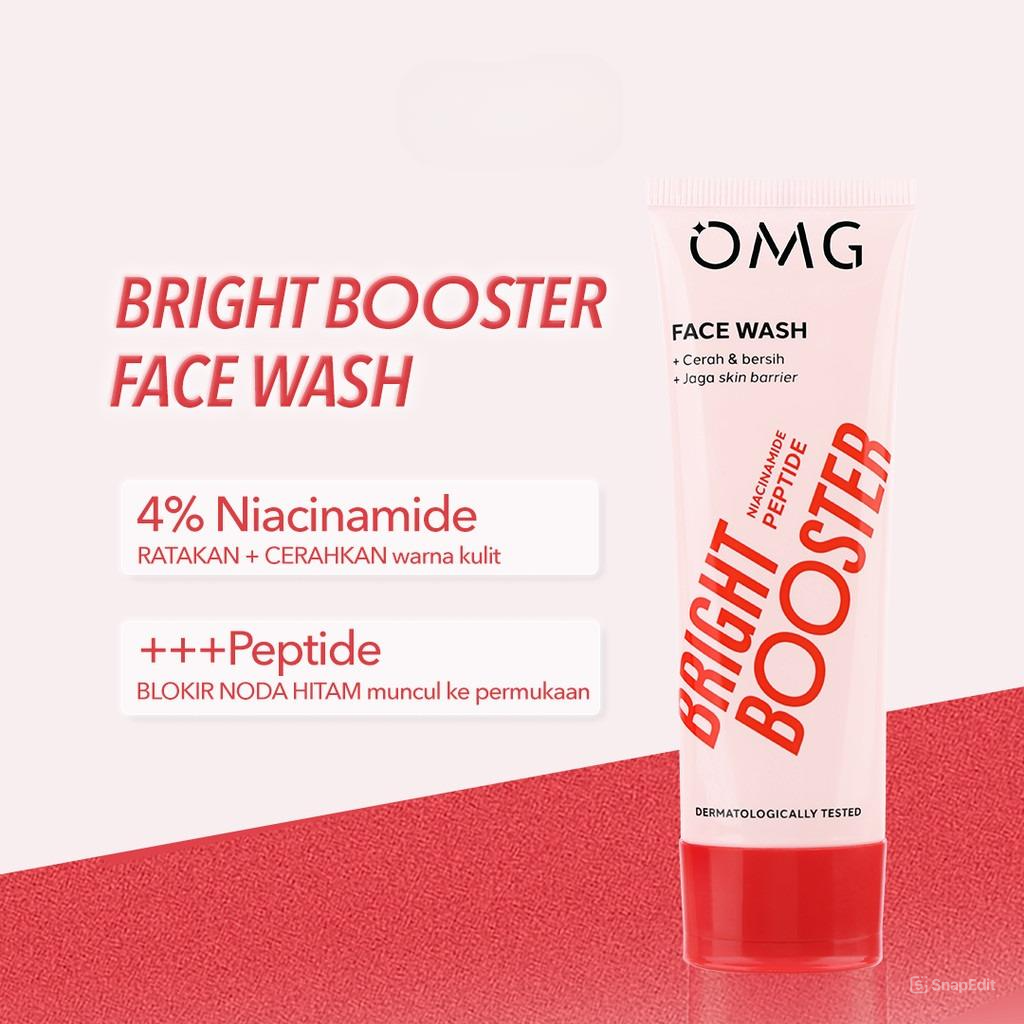 Oh My Glow Bright Booster Face Wash 100ml (OMG)