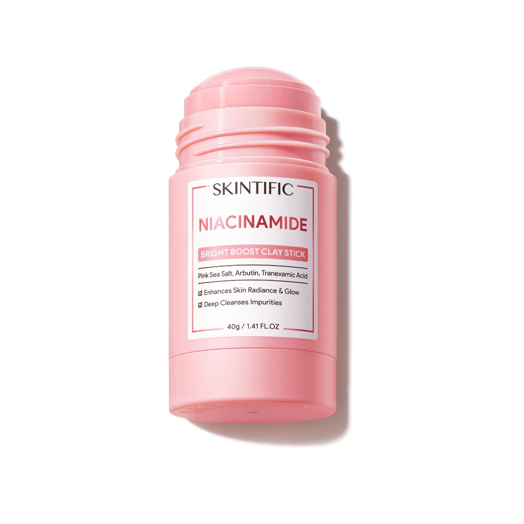 Skintific Niacinamide Bright Boost Clay Stick 40gr