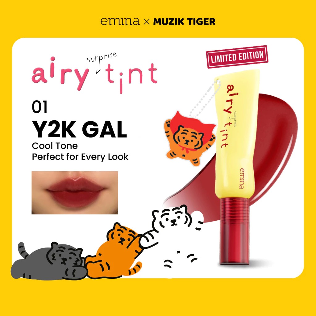 Emina Airy Surprise Tint 3gr - 01 Y2K Gal Emina Airy Surprise Tint 3gr - 01 Y2K Gal