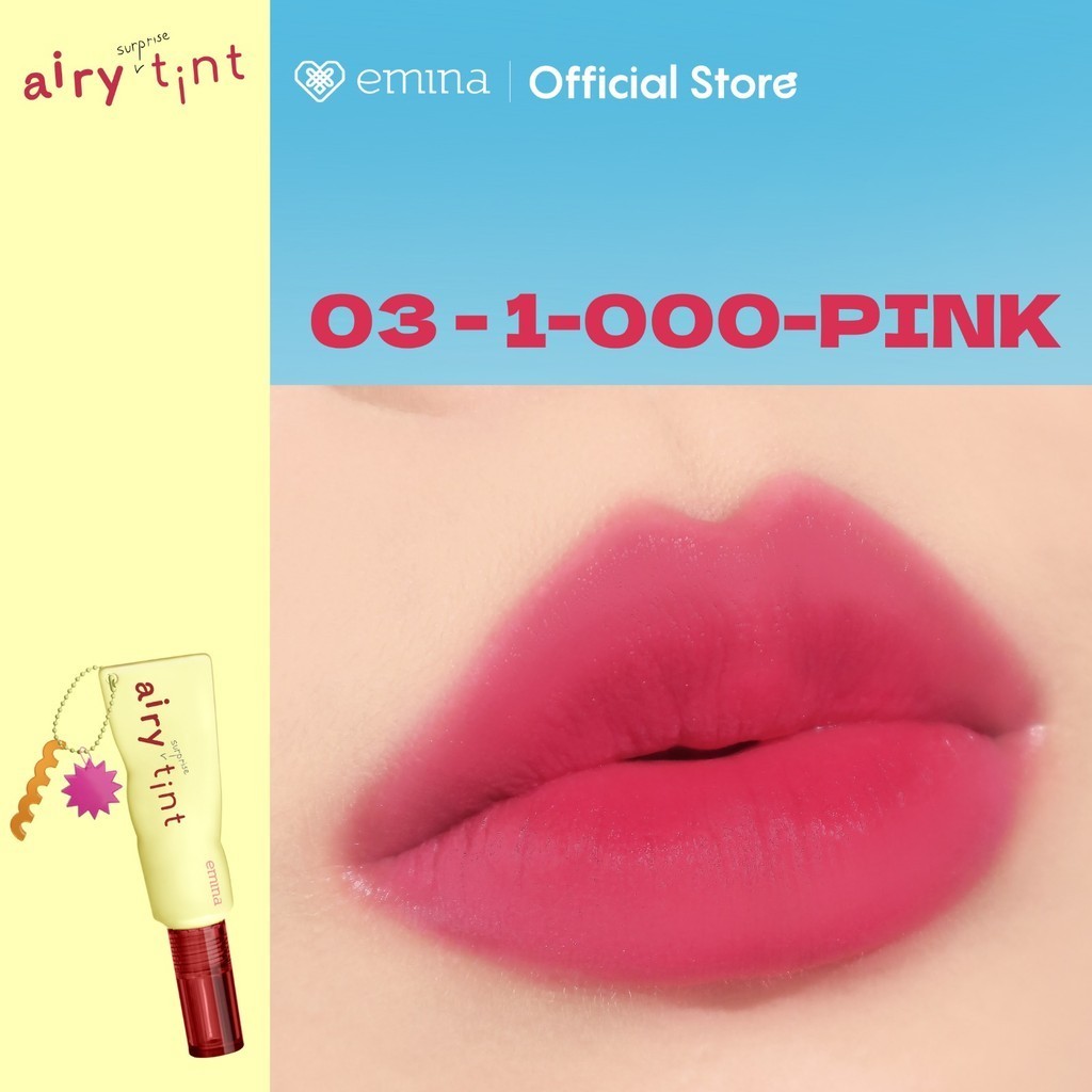 Emina Airy Surprise Tint 3gr - 03 1-000-Pink