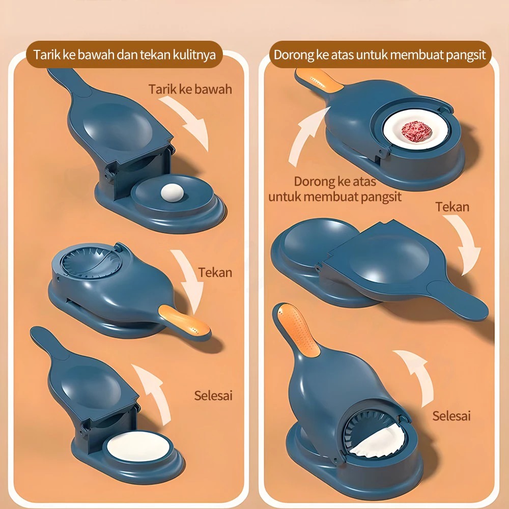 Alat Press Adonan Kulit Pangsit 2in1 (Cetakan Pangsit Dumpling Wonton)