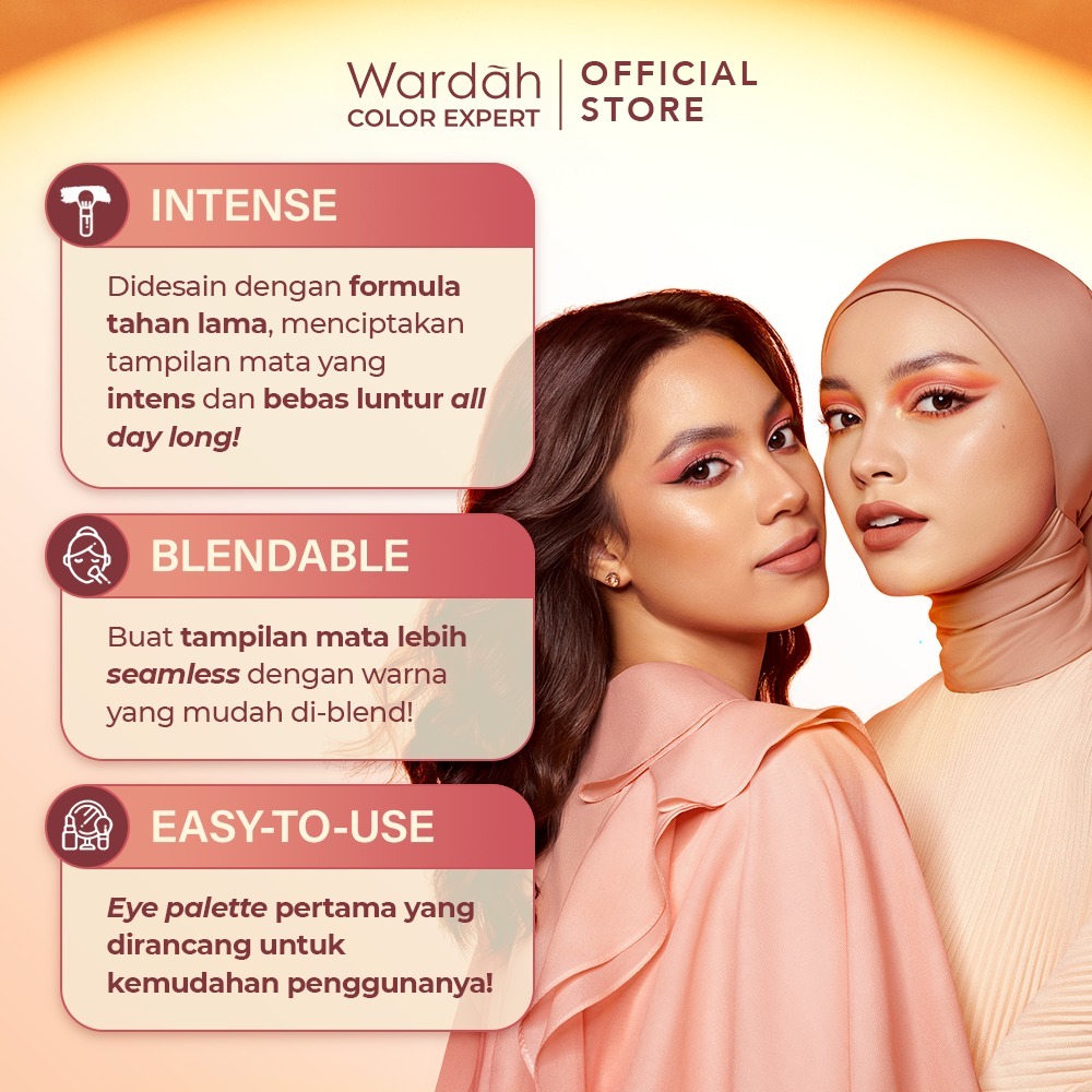 Wardah Colorfit Quad Eye Palette 6gr - 01 Brunette Dawn Wardah Colorfit Quad Eye Palette 6gr - 01 Brunette Dawn