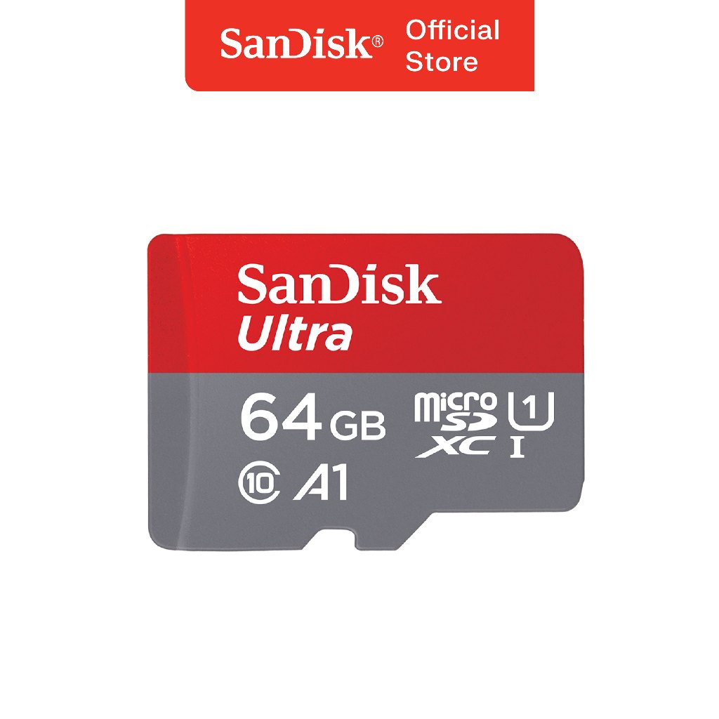 Sandisk Micro SD CL10 A1 (NA) - 64GB 140Mbps