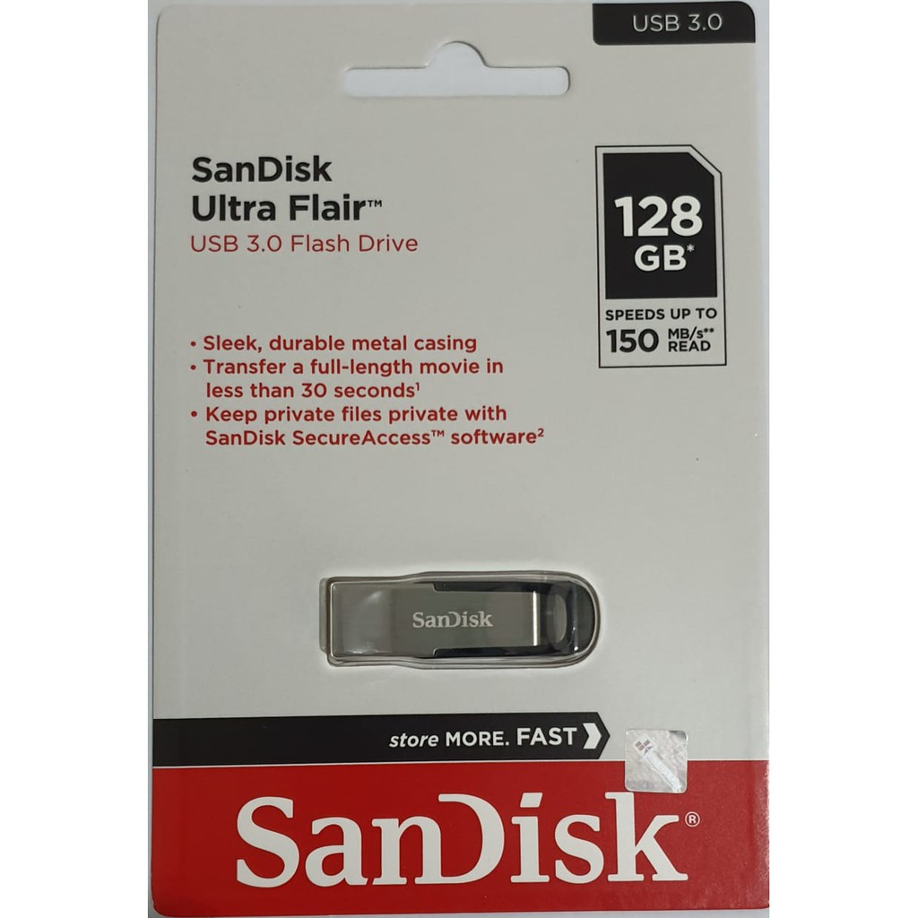 Sandisk Flashdisk Ultra Flair - 128GB USB 3.0 CZ73