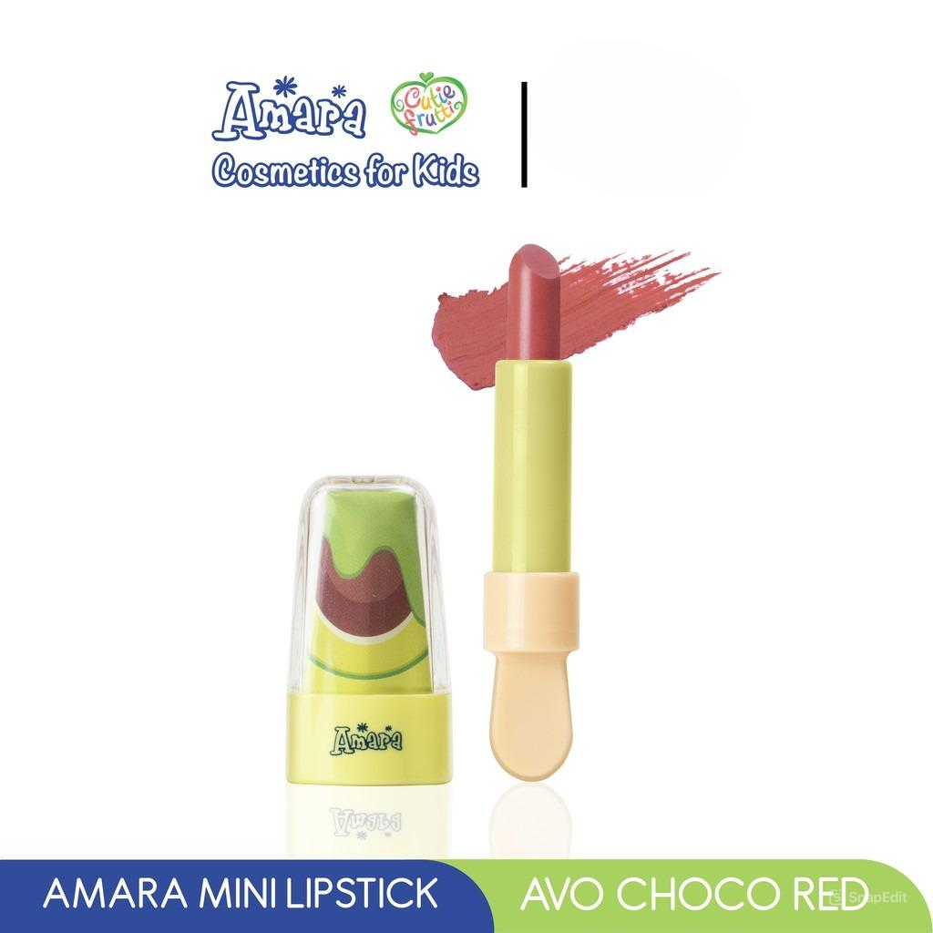 Amara Mini Lipstick 2.2gr - Avo Choco Red