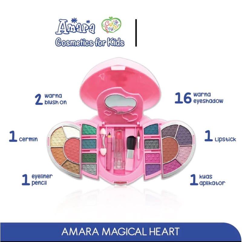 Amara Beauty Make Up Kit Heart