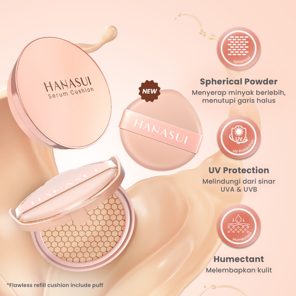 Hanasui Serum Cushion REFILL 15gr - 01 Light