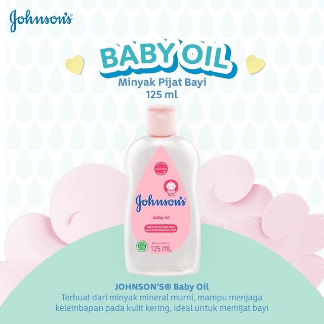 Johnsons Baby Oil 125ml