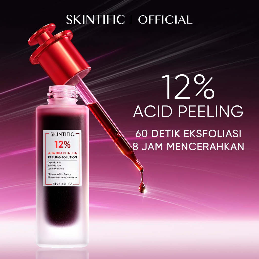 Skintific Aha Bha Pha Lha Peeling Solution Serum Ml