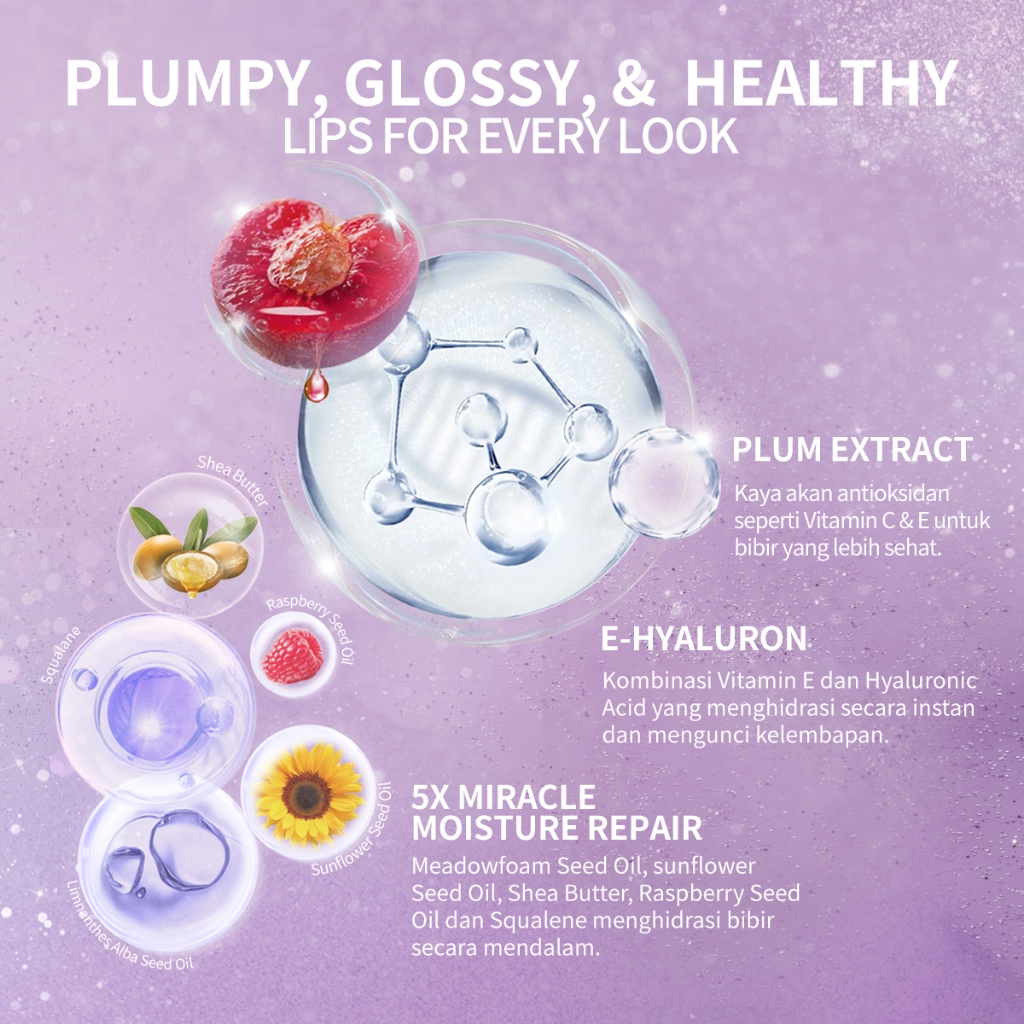 BNB Barenbliss Plum Makes Plumping Lip Gloss 2.5gr - 01 Bare