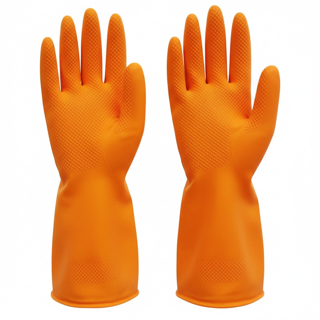 Sarung Tangan Karet Ukuran L (Latex Gloves)