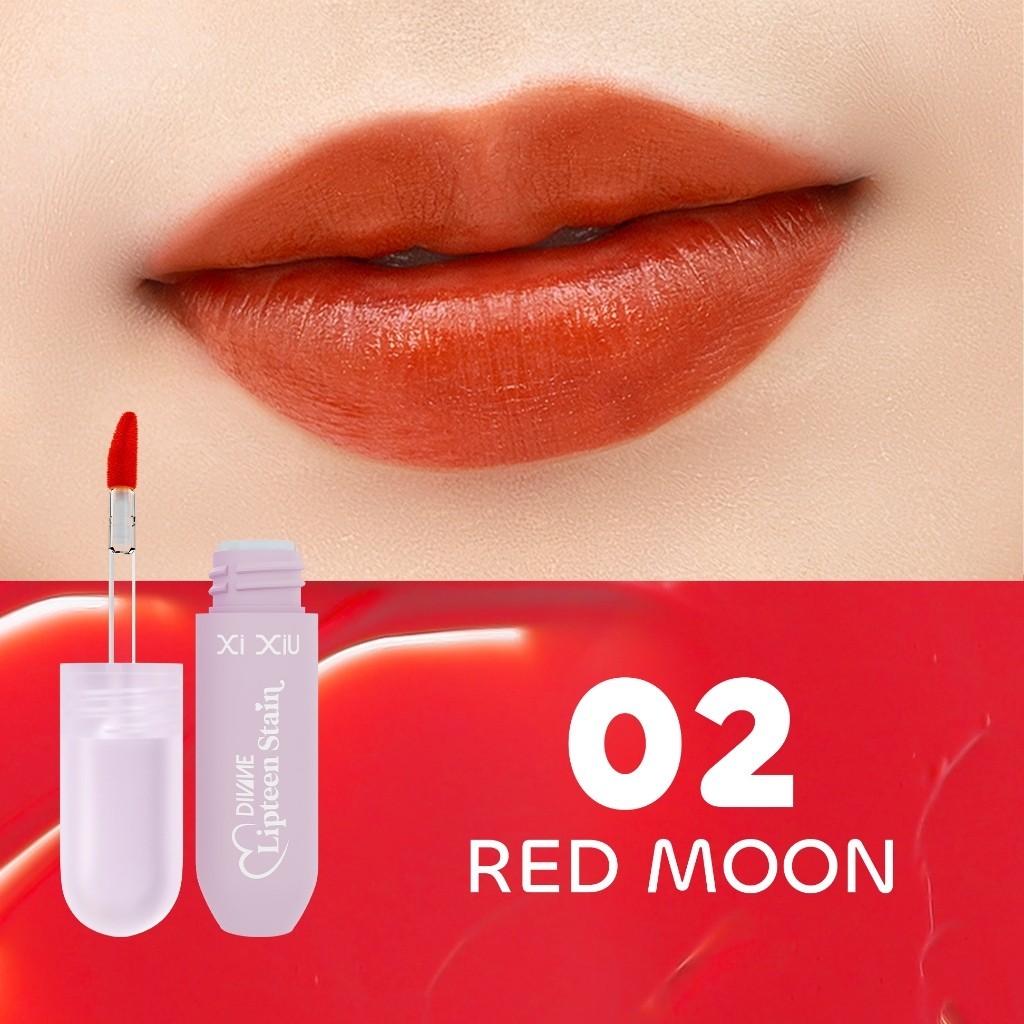 Xi Xiu Divine Lipteen Stain 2.5gr - 02 Red Moon Xi Xiu Divine Lipteen Stain 2.5gr - 02 Red Moon