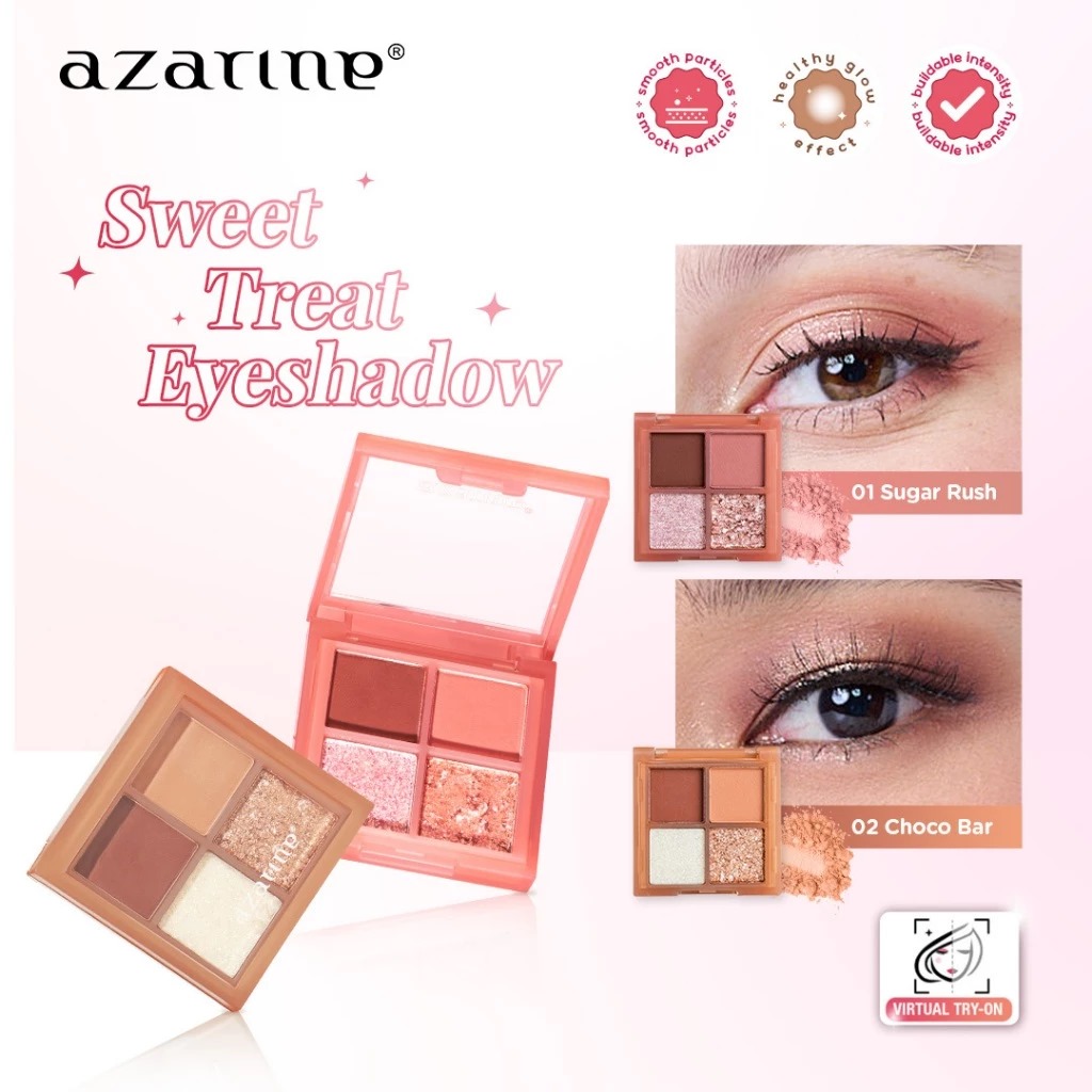 Azarine Sweet Treats Eyeshadow 5.5gr - 02 Choco Bar