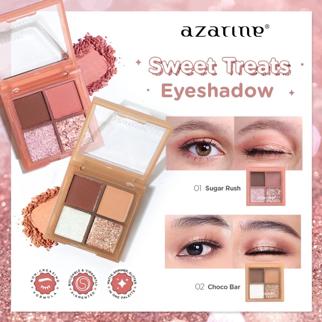 Azarine Sweet Treats Eyeshadow 5.5gr - 02 Choco Bar