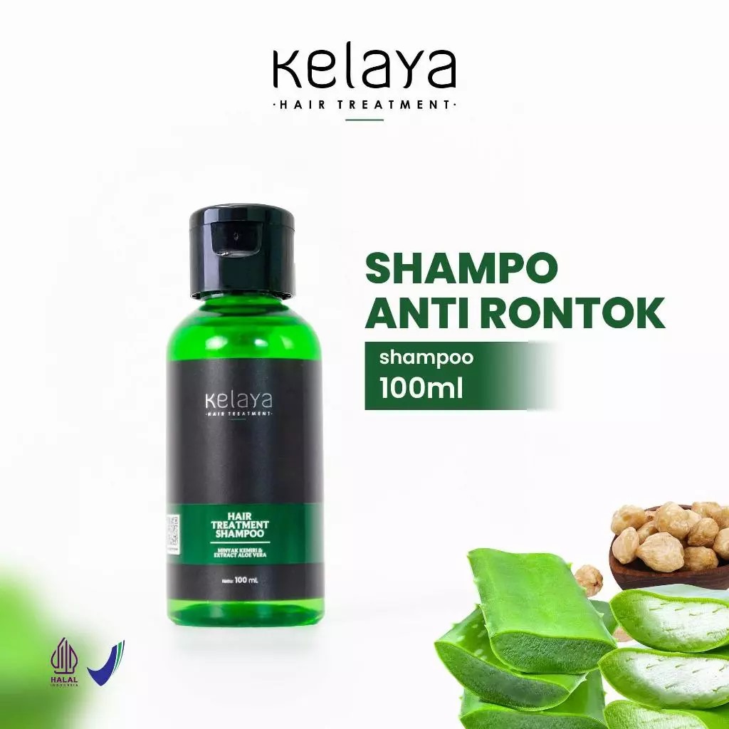 Kelaya Hair Treatment Shampoo 100ml - Minyak Kemiri & Extract Aloe Vera
