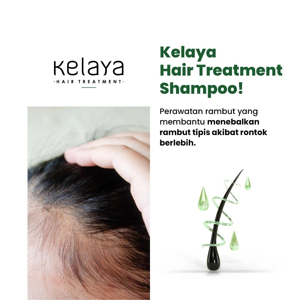 Kelaya Hair Treatment Shampoo 100ml - Minyak Kemiri & Extract Aloe Vera