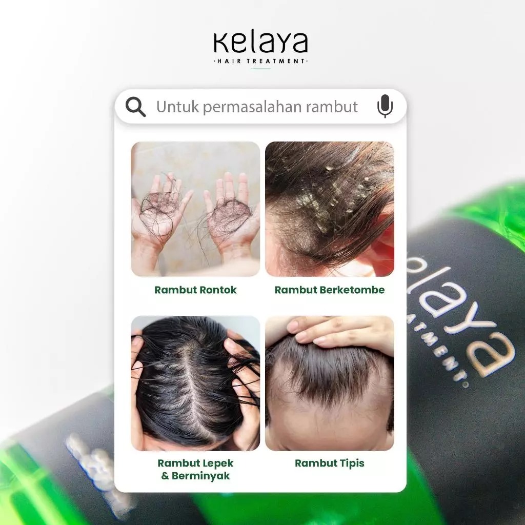 Kelaya Hair Treatment Shampoo 100ml - Minyak Kemiri & Extract Aloe Vera