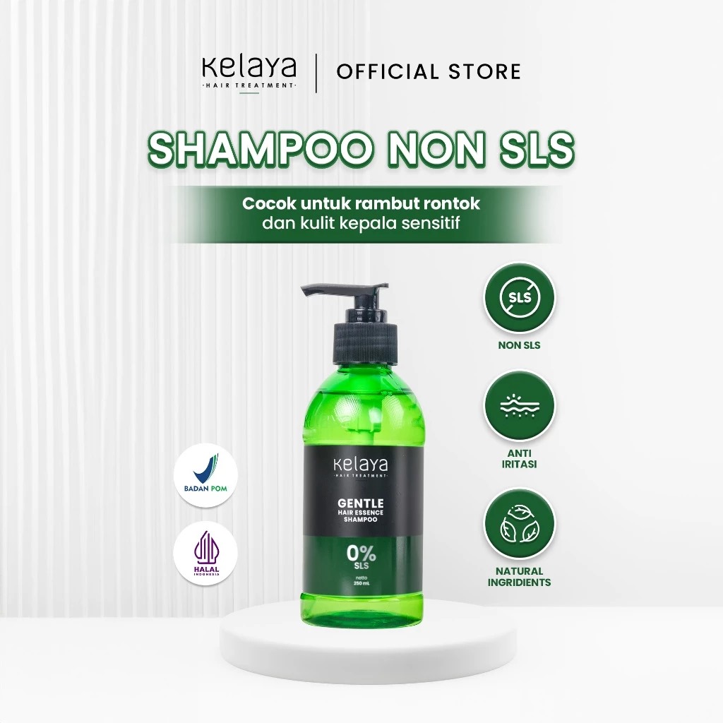 Kelaya Hair Treatment Gentle Hair Essence Shampoo 250ml - Non SLS Kelaya Hair Treatment Gentle Hair Essence Shampoo 250ml - Non SLS