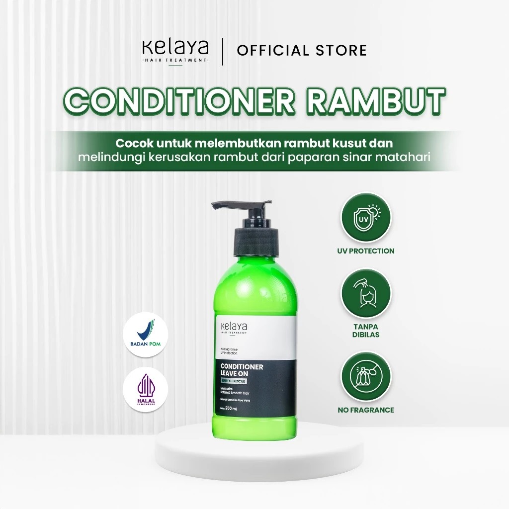 Kelaya Hair Treatment Conditioner Leave On 250ml - Minyak Kemiri & Aloe Vera