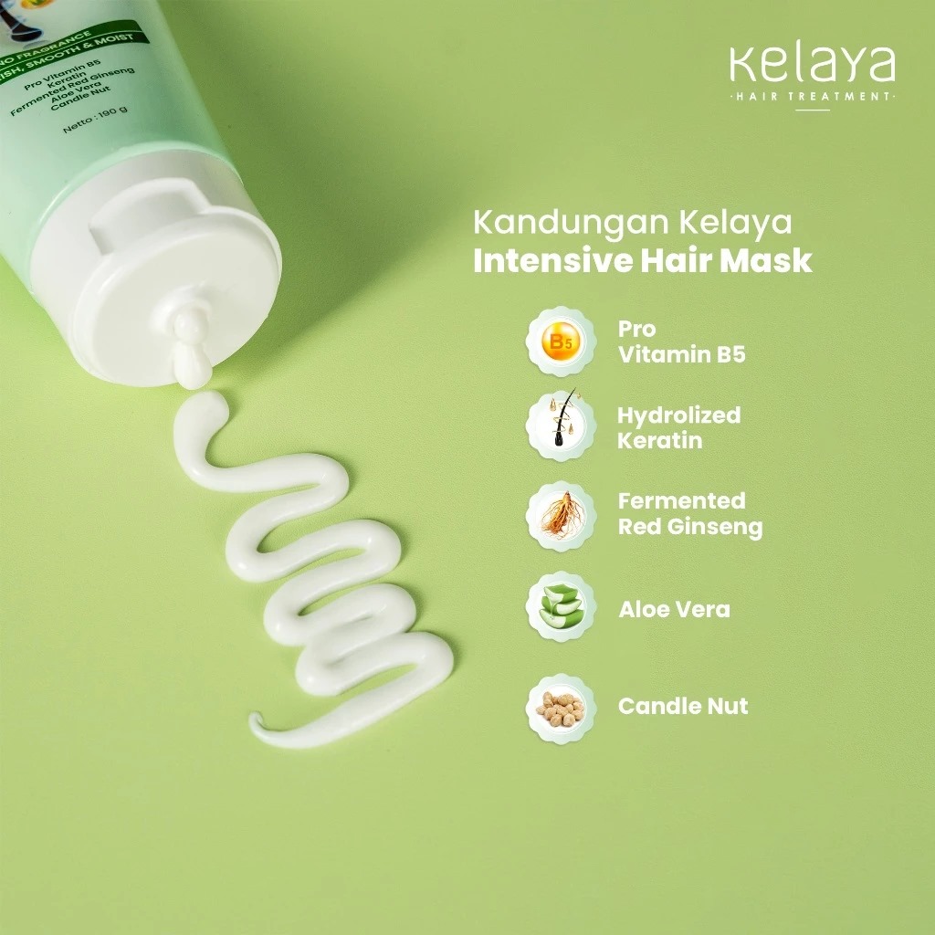 Kelaya Hair Treatment Intensive Hair Mask 190gr Kelaya Hair Treatment Intensive Hair Mask 190gr