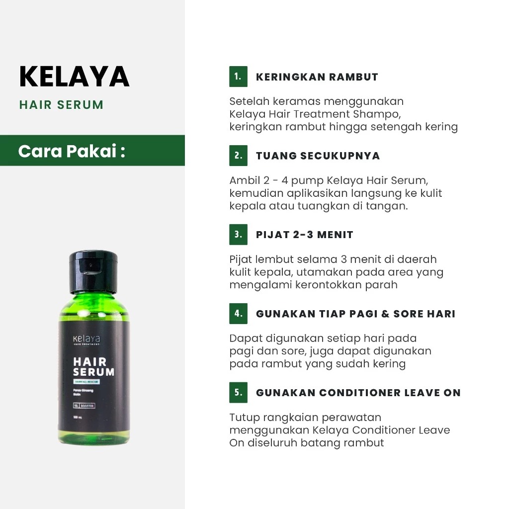 Kelaya Hair Treatment Hair Serum 100ml