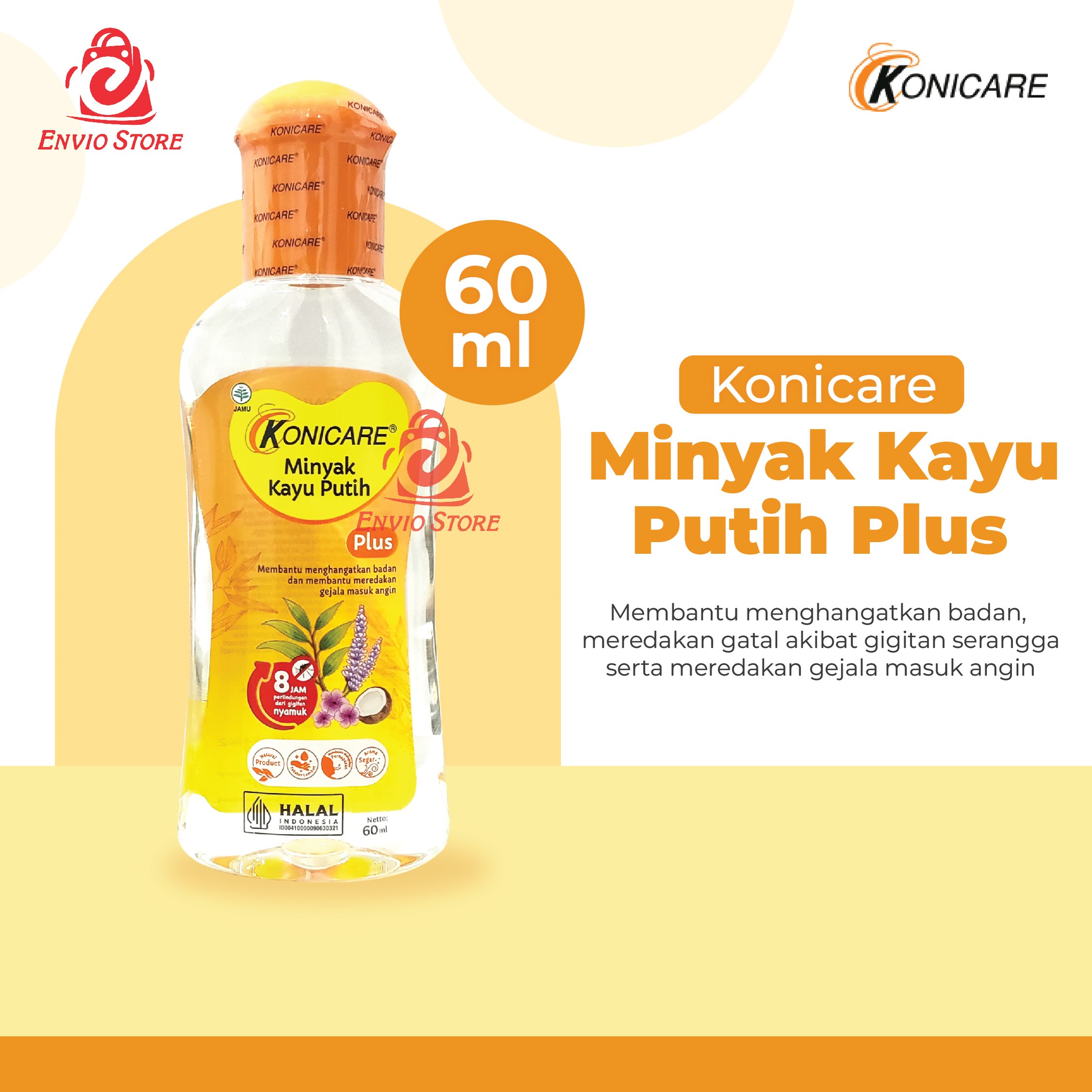 Konicare Minyak Kayu Putih Plus - 60ml
