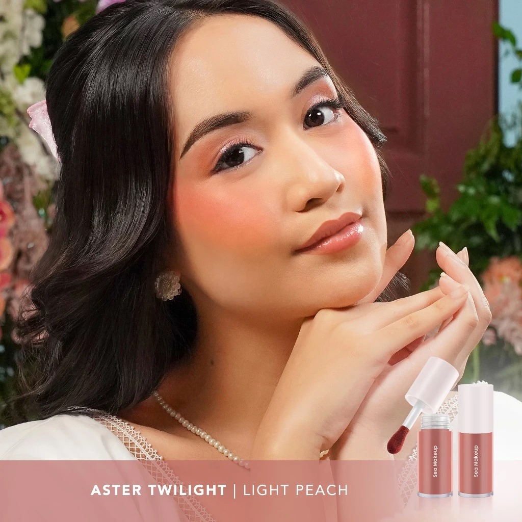 Sea Makeup Vibrant Flushed Liquid Blush 6gr - Aster Twilight