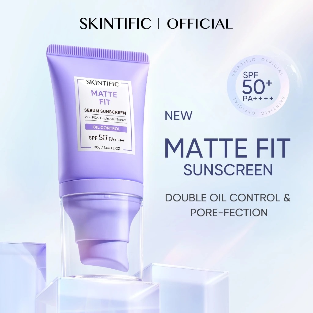 Skintific Matte Fit Serum Sunscreen SPF50+ PA++++ 30gr Skintific Matte Fit Serum Sunscreen SPF50+ PA++++ 30gr