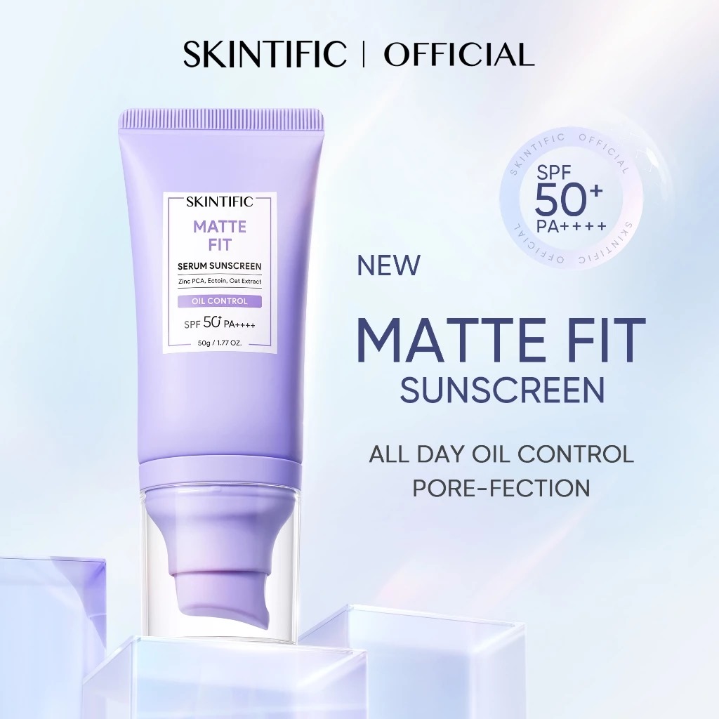 Skintific Matte Fit Serum Sunscreen SPF50+ PA++++ 50gr Skintific Matte Fit Serum Sunscreen SPF50+ PA++++ 50gr