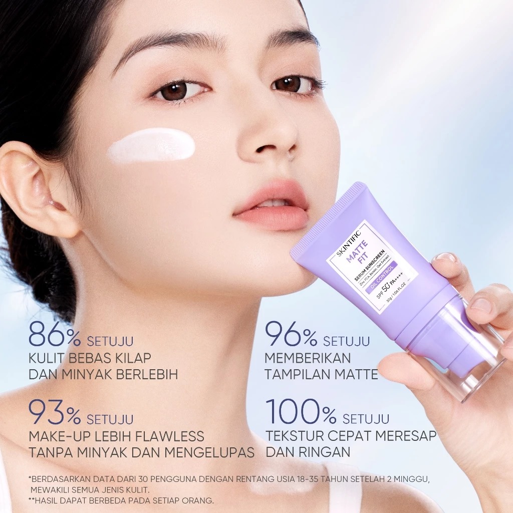 Skintific Matte Fit Serum Sunscreen SPF50+ PA++++ 50gr Skintific Matte Fit Serum Sunscreen SPF50+ PA++++ 50gr