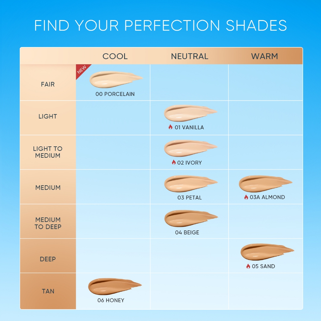 Skintific Perfect Stay Velvet Matte Cushion Refill - 03A Almond