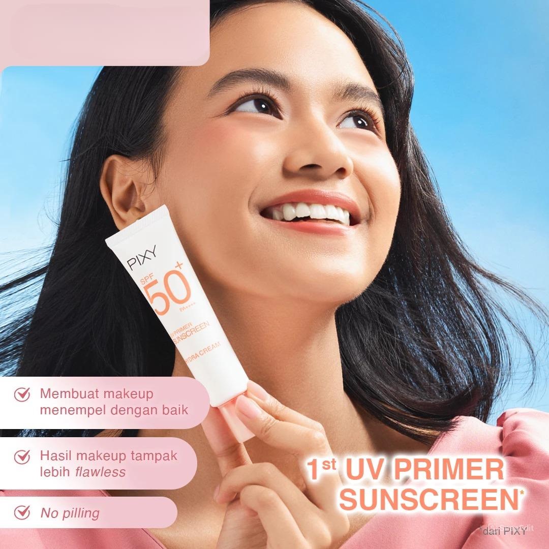 Pixy UV Primer Sunscreen SPF50+ PA++++ 30gr - Aqua Gel Normal to Oily Skin (Ungu)