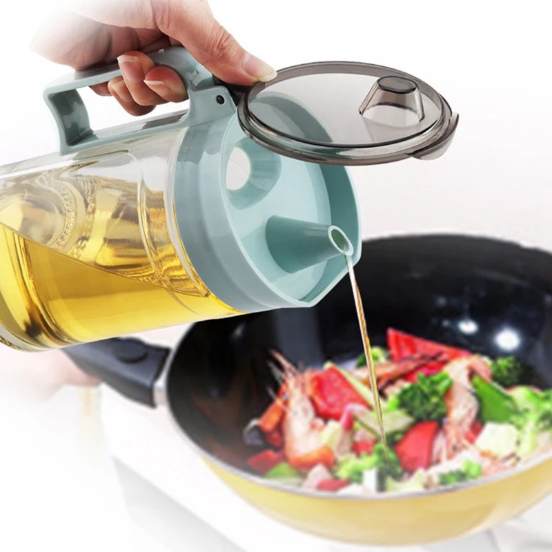 Botol Minyak Goreng Kaca 580ml (HA8922) - Wadah Minyak Goreng