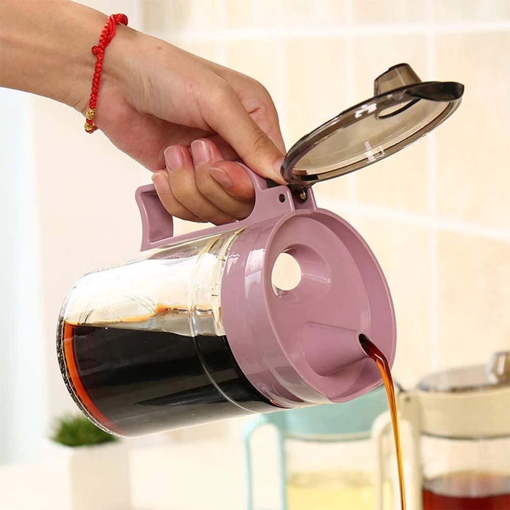 Botol Minyak Goreng Kaca 580ml (HA8922) - Wadah Minyak Goreng