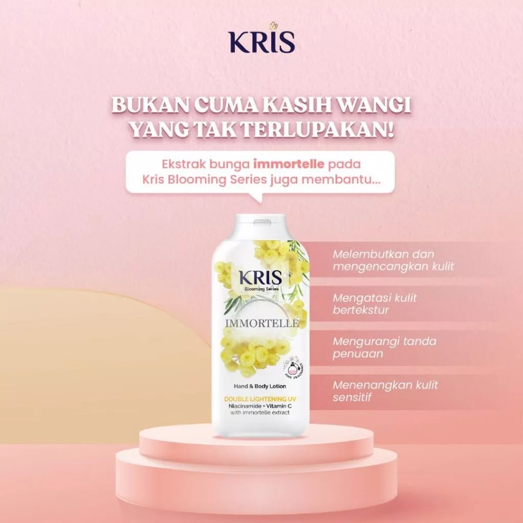 Kris Hand & Body Lotion Blooming Series 100ml - Immortelle