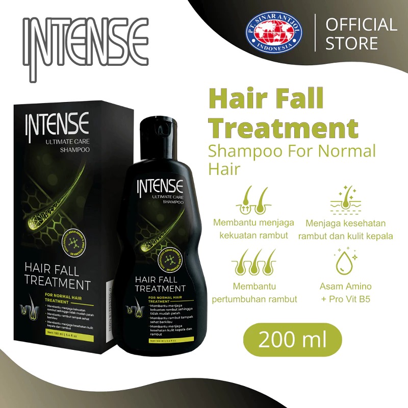 Intense Ultimate Care Shampoo Hair Fall Treatment - Normal Hair 200ml