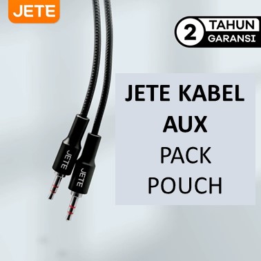 JETE Kabel Aux Male to Male (Pack Pouch) JETE Kabel Aux Male to Male (Pack Pouch)