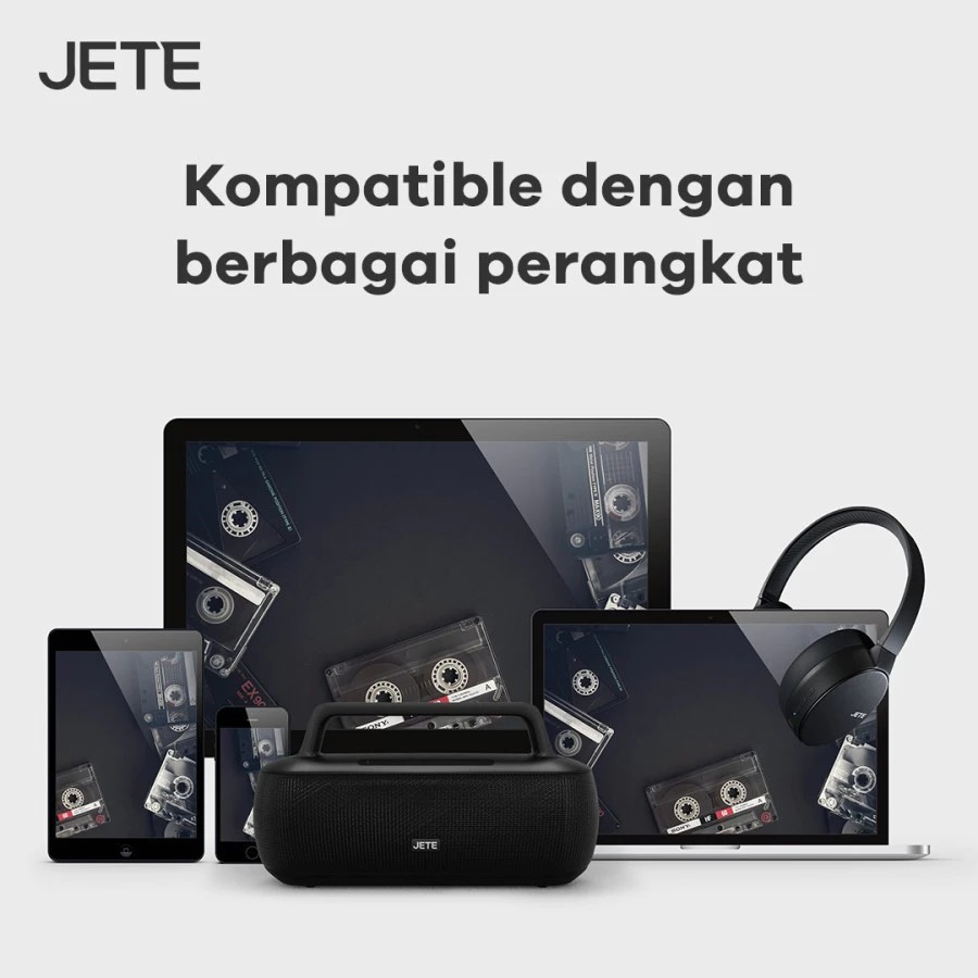 JETE Kabel Aux Male to Male Stereo Audio Cable - 200cm (2M)