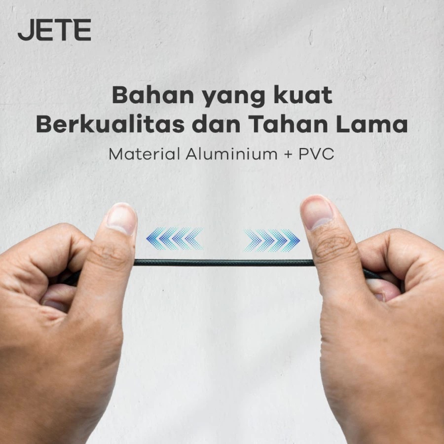 JETE Kabel Aux Male to Male Stereo Audio Cable - 200cm (2M)