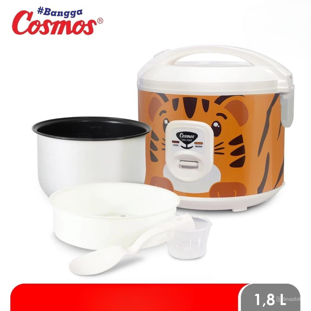 Cosmos Rice Cooker Fabelia Series CRJ-3307 Tiger - 1.8L 400W/220V Penanak Nasi