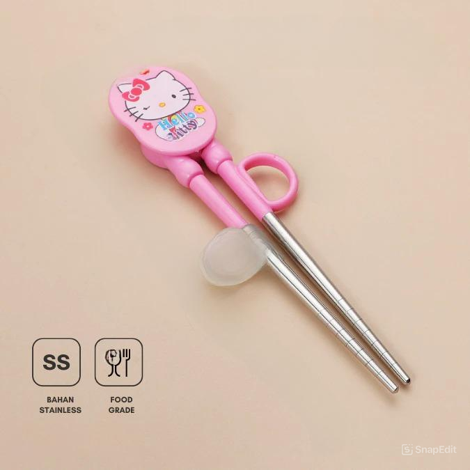 Sumpit Belajar Anak - HELLO KITTY (Sumpit Anak Kartun) Sumpit Belajar Anak - HELLO KITTY (Sumpit Anak Kartun)