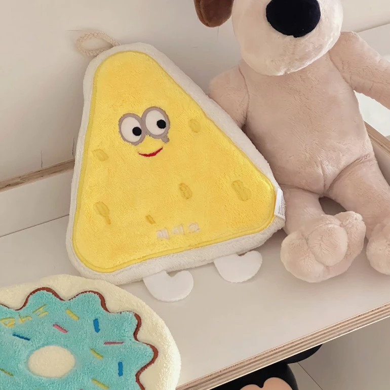 Handuk Tangan Mini Motif - ROTI COKLAT (Lap Tangan / Serbet / Wash Cloth) (22cm x 17cm)