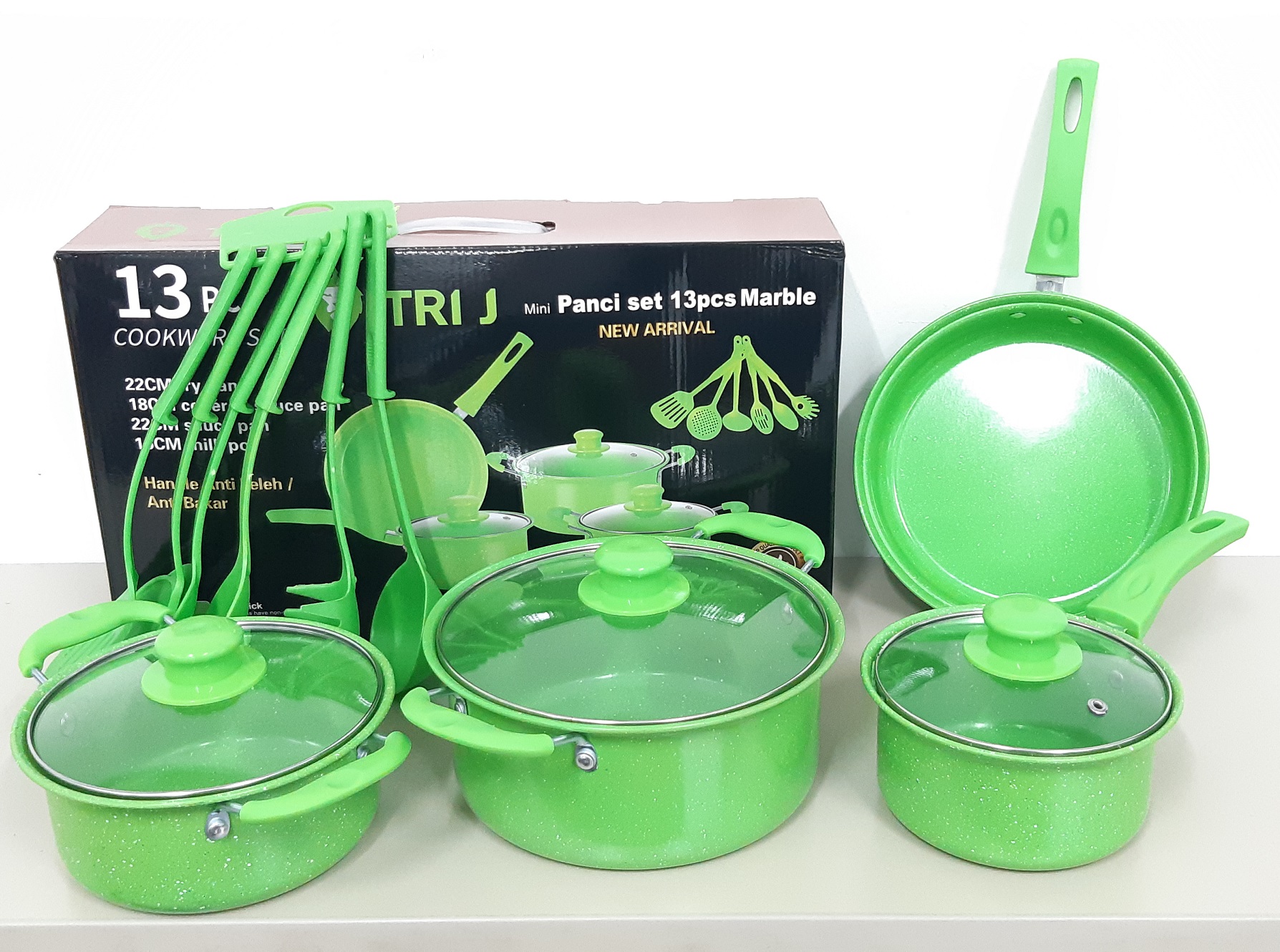 Panci Set 13 Pcs Cookware - Alat Masak Set Lengkap 13Pcs