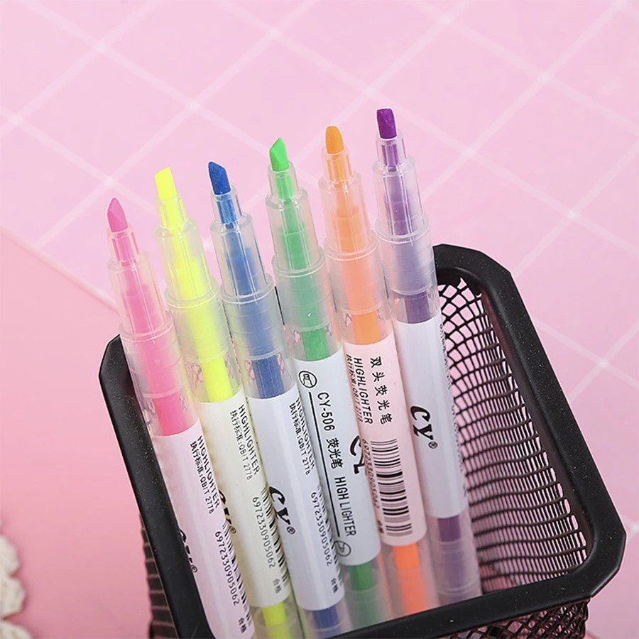 (Isi 6pcs) Stabilo 2 Sisi - Highlighter / Penanda (Isi 6pcs) Stabilo 2 Sisi - Highlighter / Penanda
