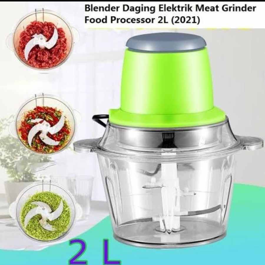 Electric Meat Grinder - Penggiling Daging Listrik 4 Pisau